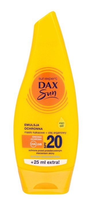 DAX OP. Dax Sun Emulsja ochronna do opalania z masłem kakaowym i olejem arganowym SPF20 175ml