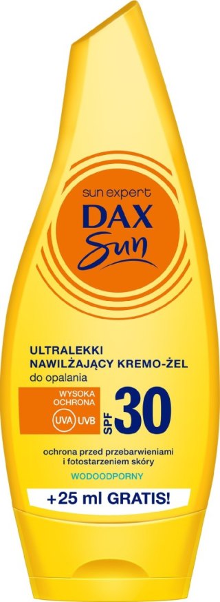 DAX OP. Dax Sun Ultralekki Nawilżający Kremo-Żel do opalania SPF30 175ml