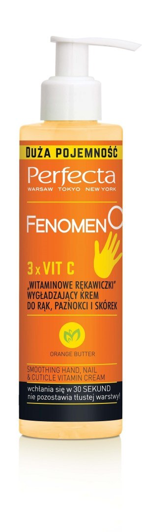 DAX PERFECTA Fenomen C Krem wygładzający do rąk, paznokci i skórek - Witaminowe Rękawiczki 195 ml