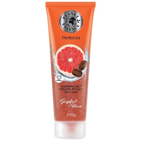 DAX PERFECTA Planet Essence Ujędrniający peeling myjący do ciała Grefpfruit i Kawa 250g