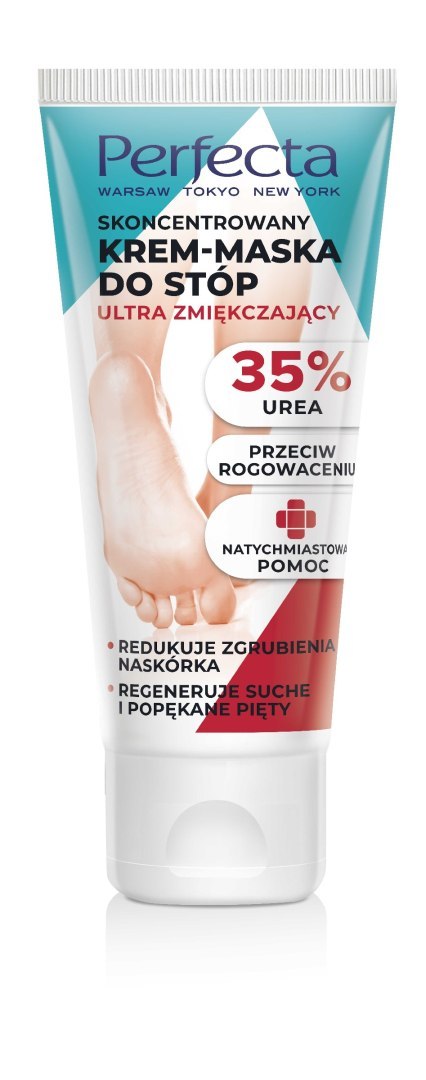 DAX PERFECTA Skoncentrowany krem-maska do stóp - Ultra Zmiękczający 35% Urea 80 ml