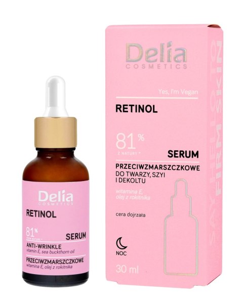 DELIA DELIA Serum do twarzy, szyi i dekoltu Retinol 81% 30 ml