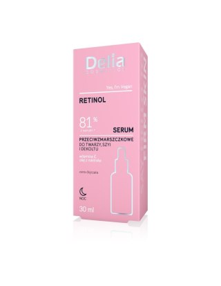 DELIA DELIA Serum do twarzy, szyi i dekoltu Retinol 81% 30 ml