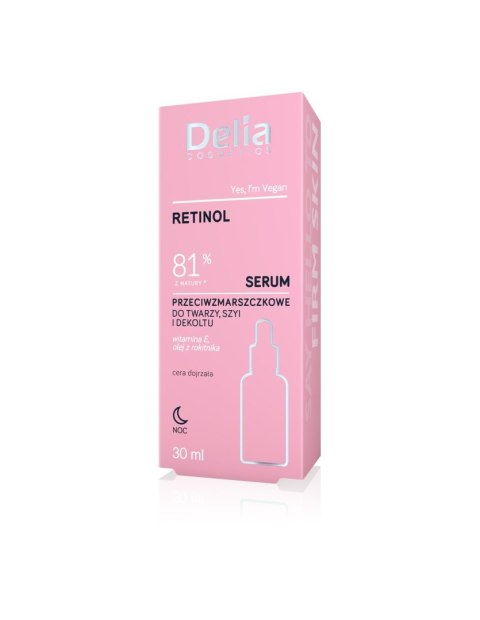 DELIA DELIA Serum do twarzy, szyi i dekoltu Retinol 81% 30 ml