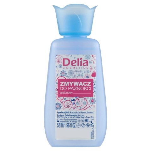 DELIA Delia Cosmetics Zmywacz do paznokci acetonowy 58 ml