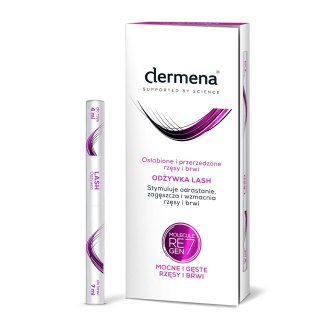 DERMENA Dermena Lash Care Odżywka stymulująca odrastanie do rzęs i brwi 7ml+4ml