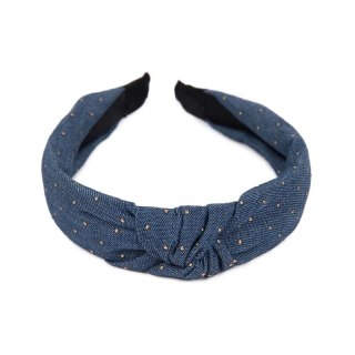 DONEGAL DONEGAL Ozdoby do włosów - Opaska do włosów denim (FA-5866) 1szt