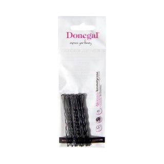DONEGAL DONEGAL Wsuwki do włosów czarne (1086) 1 op. - 10 szt.