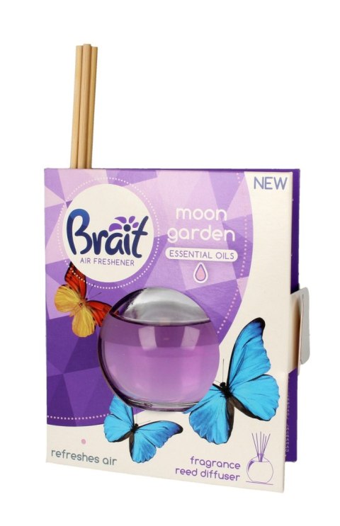 DRAMERS Brait Air Freshener Patyczki odświeżające + Płyn Moon Garden 1op.(4 szt.+40ml)