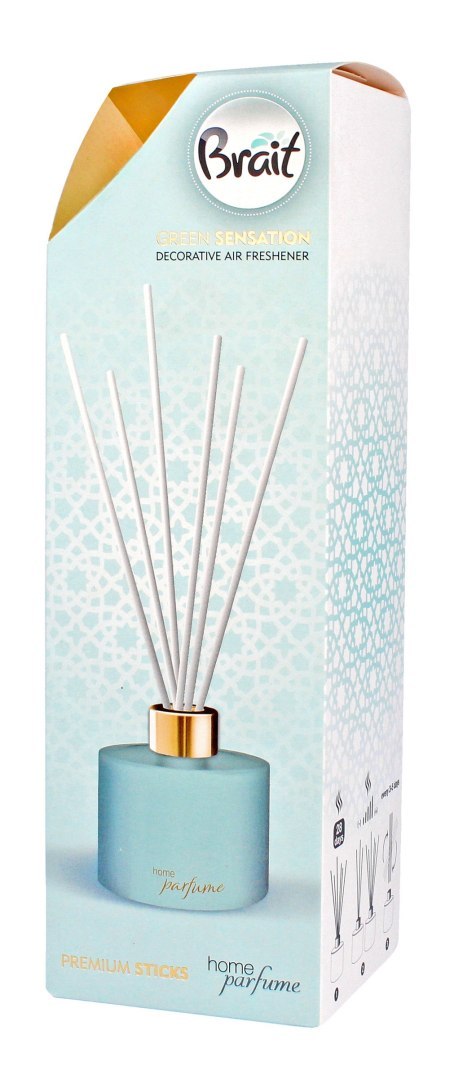 DRAMERS Brait Home Parfume Decorative Olejek zapachowy + patyczki Green Sensation 100ml