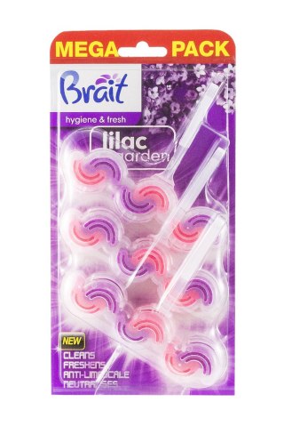 DRAMERS Brait Hygiene & Fresh Kostka toaletowa do WC 2-fazowa Lilac Garden 1op.-3x45g