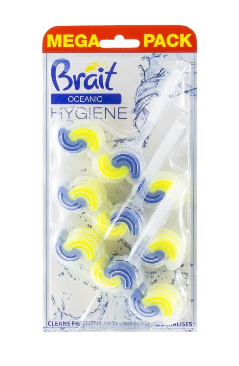 DRAMERS Brait Hygiene & Fresh Kostka toaletowa do WC 2-fazowa Oceanic 1op.-3x45g