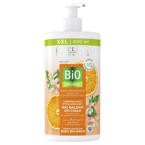 EVELINE EVELINE Bio Organic Ujędrniająco-wygładzający bio balsam do ciała - Kwiat Pomarańczy 650 ml