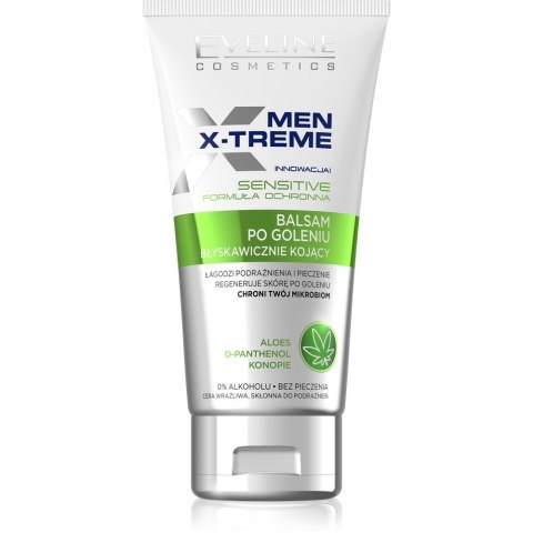 EVELINE EVELINE Men X-Treme Błyskawicznie kojący balsam po goleniu - Sensitive 150 ml