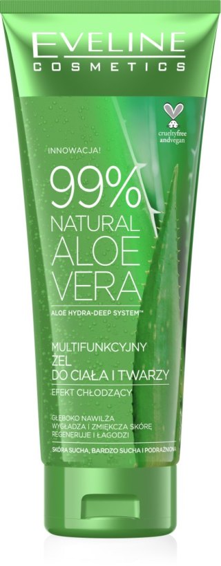EVELINE EVELINE Multifunkcyjny żel do ciała i twarzy 99% Natural Aloe Vera 250 ml