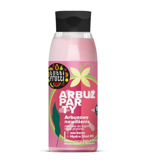 FARMONA TUTTI FRUTTI Mleczko nawilżające do kąpieli i pod prysznic Arbuz i Werbena 400 ml