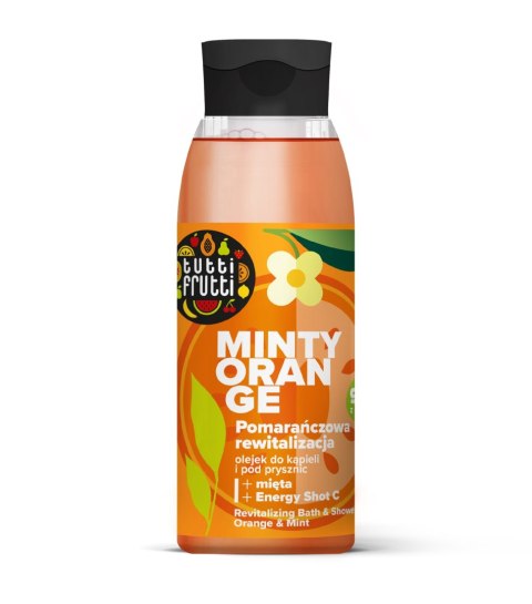 FARMONA TUTTI FRUTTI Olejek rewitalizujący do kąpieli i pod prysznic Pomarańcza i Mięta 400 ml