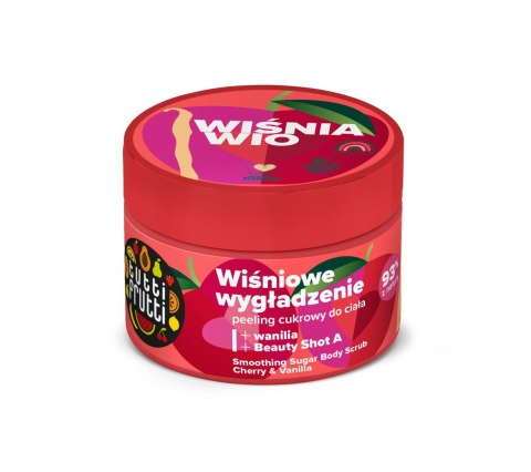 FARMONA TUTTI FRUTTI Peeling wygładzający cukrowy do ciała Wiśnia i Wanilia 300 g