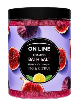 FORTE SWEEDEN On Line Pieniąca Sól do kąpieli Fig & Citrus 1200g