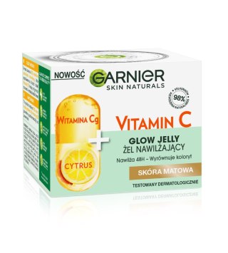 GARNIER GARNIER Skin Naturals Vitamin C Żel nawilżający Witamina Cg + Cytrus - do skóry matowej 50 ml