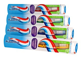 GSK Aquafresh Szczoteczka do zębów Standard - medium 1szt - mix kolorów