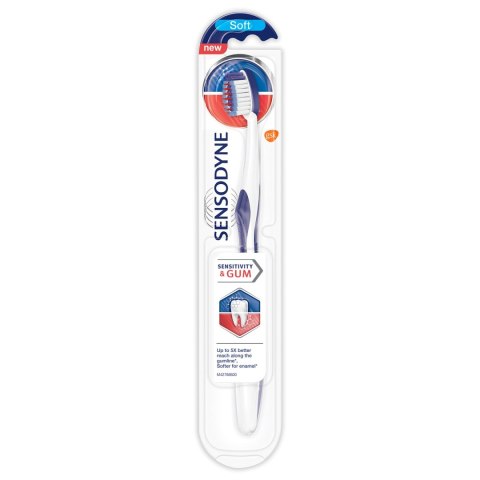 GSK GSK Sensodyne Szczoteczka do zębów Sensitivity & Gum miękka 1szt
