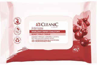 HARPER Cleanic Intimate Nawilżany Papier toaletowy 1op.-40szt
