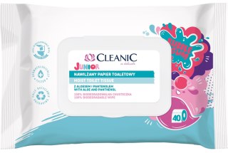HARPER Cleanic Junior Nawilżany Papier toaletowy Bubble Gum 1op.-40szt