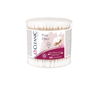 HARPER Cleanic Patyczki higieniczne Pure Effect -100% biodegradowalne 1op.-200szt (pudełko)
