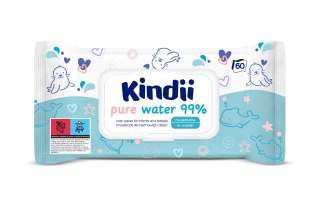 HARPER Kindi Pure Water 99% Chusteczki oczyszczające dla niemowląt i dzieci 1op.-60szt