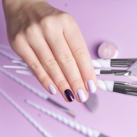 Hi Hybrid HI HYBRID Pyłek na paznokcie Glam #510 Violet Dust 0.8 g
