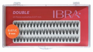 IBRA IBRA Kępki rzęs DOUBLE 0.07-C-9 mm - 1op.