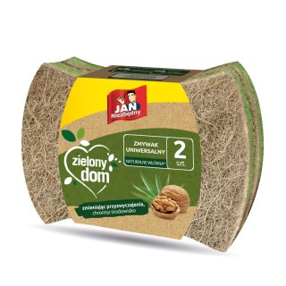 JAN N. GROSIK Sarantis Jan Niezbędny Zielony Dom Zmywak uniwersalny z naturalnych włókien 1op.-2szt