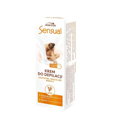 JOANNA JOANNA Sensual Krem do depilacji miejsc wrażliwych - Mleczko owsiane 100 g