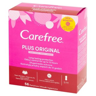 JOHNSON Carefree Plus Original Wkładki higieniczne Fresh Scent - świeży zapach 1op.-56szt