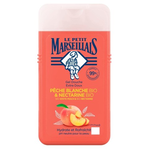 JOHNSON Le Petit Marseillais Żel pod prysznic Bio Biała Brzoskwinia i Bio Nektarynka 250ml