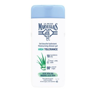 JOHNSON Le Petit Marseillais Żel pod prysznic High Tolerance - Bio Organic Aloe Vera 400ml