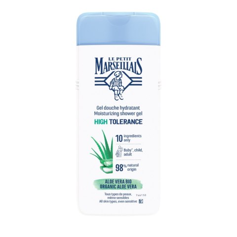 JOHNSON Le Petit Marseillais Żel pod prysznic High Tolerance - Bio Organic Aloe Vera 400ml