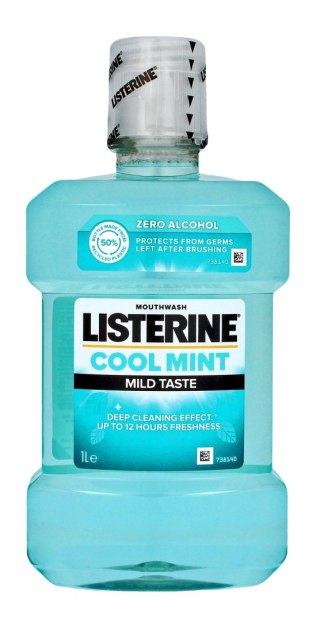 JOHNSON Listerine Cool Mint Płyn do płukania ust - Łagodny Smak 1L