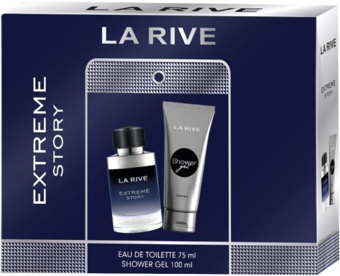 LA RIVE LA RIVE Zestaw prezentowy Extreme Story For Man (Woda toaletowa 75 ml + Żel pod prysznic 100 ml)