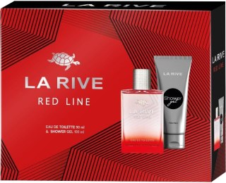 LA RIVE LA RIVE Zestaw prezentowy Red Line For Man (Woda toaletowa 90 ml + Żel pod prysznic 100 ml)