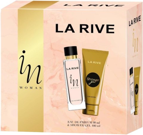 LA RIVE LA RIVE Zestaw prezentowy damski In Woman (Woda perfumowana 90 ml + Żel pod prysznic 100 ml)