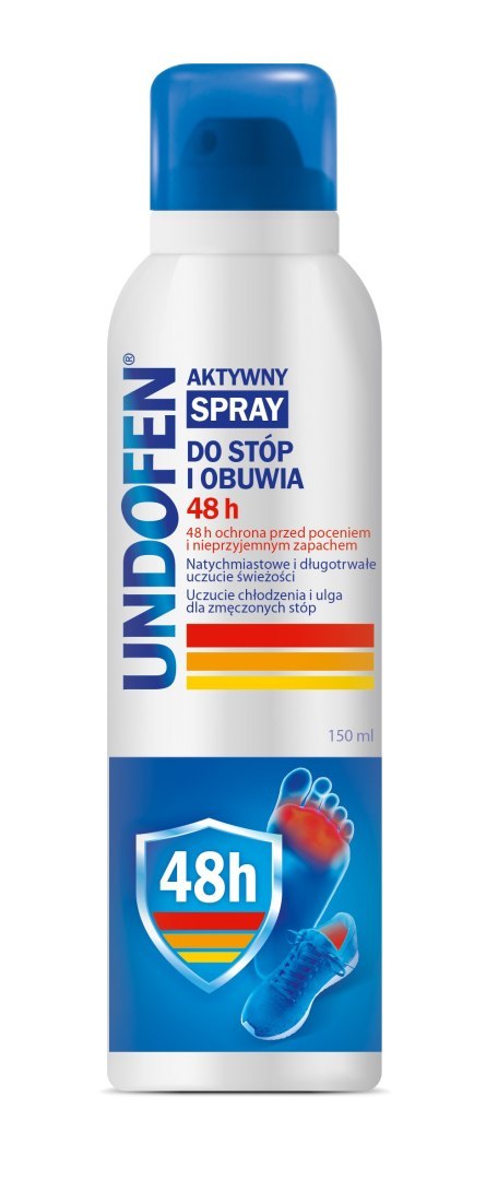 LACTACYD UNDOFEN Aktywny spray do stóp i obuwia 48H 150 ml