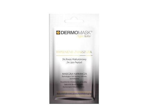 LBIOTICA / BIOVAX L`BIOTICA Dermomask Night Active Maseczka naprawcza na twarz - Wypełnienie Zmarszczek 12ml