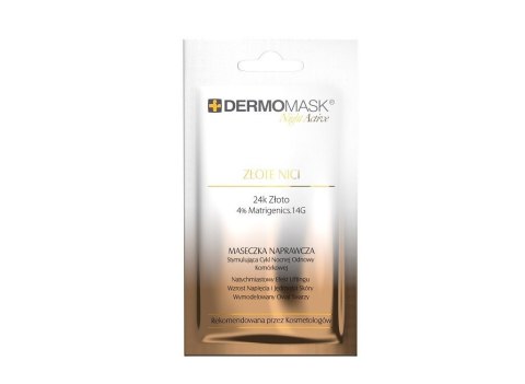 LBIOTICA / BIOVAX L`BIOTICA Dermomask Night Active Maseczka naprawcza na twarz Złote Nici - 12ml