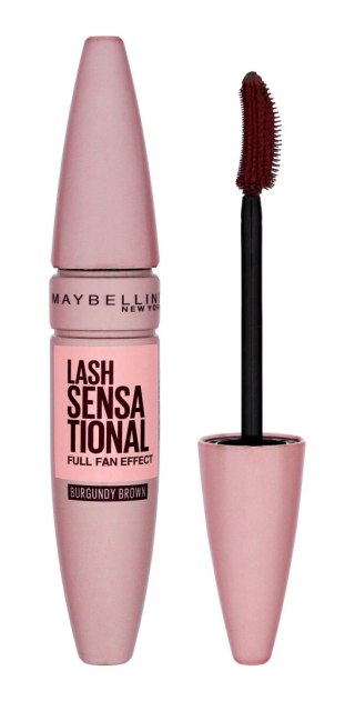 MAYBELLINE MAYBELLINE Lash Sensational Maskara do rzęs Full Fan Effect nadająca objętość - Burgundy Brown 9.5ml