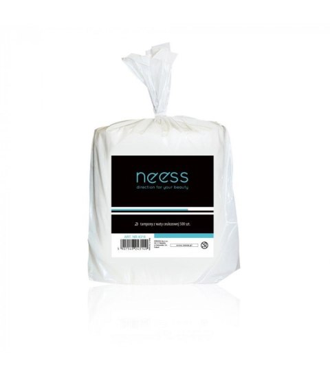 NEESS NEESS Waciki do manicure hybrydowego bezpyłowe w rolce 1 op. - 500 szt.