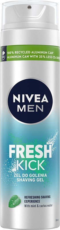 NIVEA NIVEA MEN Żel do golenia Fresh Kick 200 ml