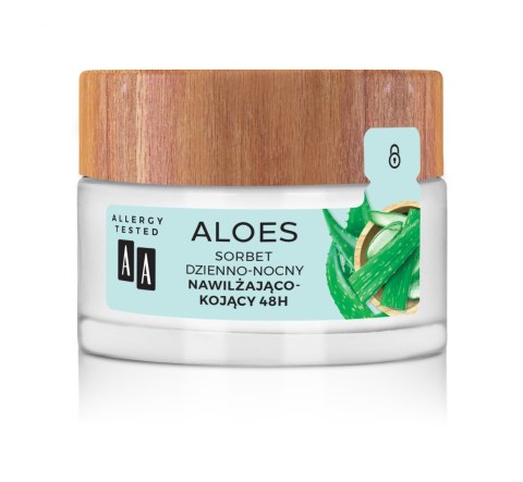 OCEANIC AA Aloes 100% Sorbet dzienno-nocny nawilżająco kojący 48H 50ml
