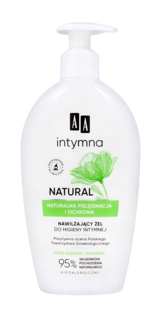 OCEANIC AA Intymna Natural 95% Nawilżający Żel do higieny intymnej 300ml